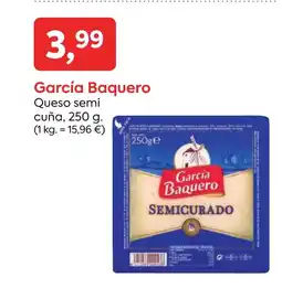 Suma Supermercados GARCIA BAQUERO Queso semi cuña oferta