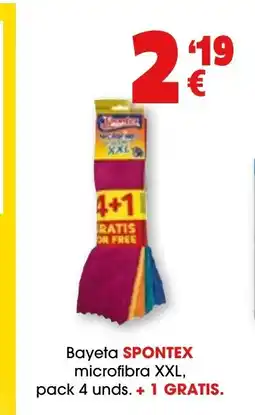 TOP Cash & Carry SPONTEX Bayeta microfibra oferta