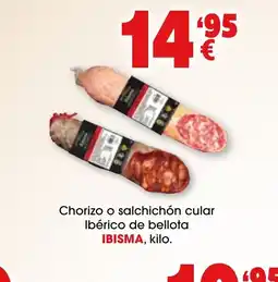 TOP Cash & Carry IBISMA Chorizo o salchichón cular Ibérico de bellota oferta