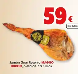 TOP Cash & Carry MAGNO Jamón Gran Reserva oferta