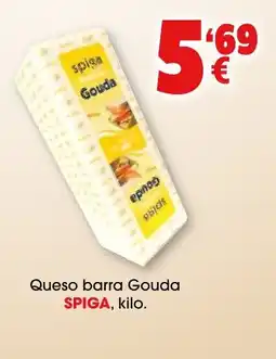 TOP Cash & Carry SPIGA Queso barra Gouda oferta