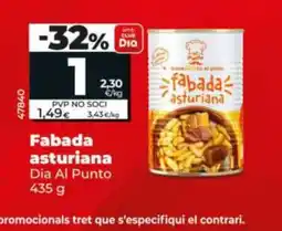 Dia DIA AL PUNTO fabada asturiana oferta