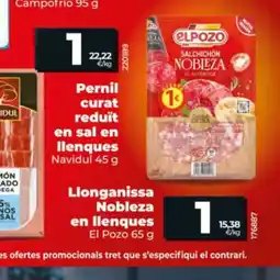 Dia EL POZO Llonganissa Nobleza en llenques oferta