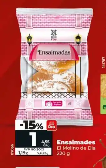 Dia EL MOLINO DE DIA Ensaïmades oferta