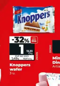 Dia KNOPPERS Wafer oferta