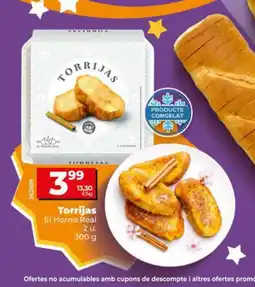 Dia EL HORNO REAL Torrijas oferta