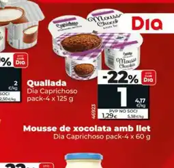 Dia DIA CAPRICHOSO Mousse de xocolata amb llet oferta