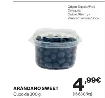 El Corte Inglés Arándano sweet oferta