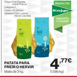 El Corte Inglés Patata para freír o hervir oferta