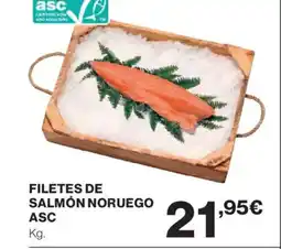 El Corte Inglés Filetes de salmón noruego oferta