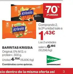 El Corte Inglés KRISSIA Barritas oferta