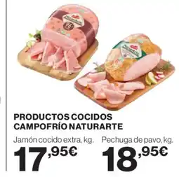 El Corte Inglés Productos cocidos campofrío naturarte oferta