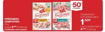 El Corte Inglés CAMPOFRÍO Finissimas oferta