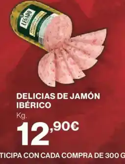 El Corte Inglés Delicias de jamón ibérico oferta