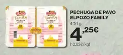 El Corte Inglés Pechuga de pavo elpozo family oferta