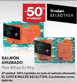 El Corte Inglés Salmón ahumado oferta