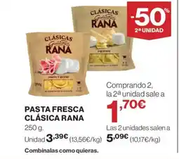 El Corte Inglés RANA Pasta fresca clásica oferta
