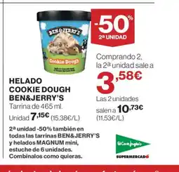 El Corte Inglés BEN&JERRY'S Helado cookie dough oferta