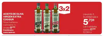 El Corte Inglés COOSUR Aceite de oliva virgen extra oferta