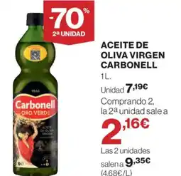 El Corte Inglés CARBONELL Aceite de oliva virgen oferta