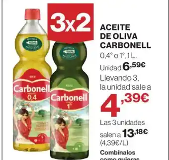 El Corte Inglés CARBONELL Aceite de oliva oferta