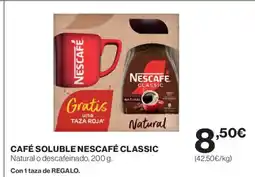 El Corte Inglés NESCAFÉ CLASSIC Café soluble oferta