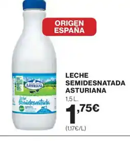 El Corte Inglés ASTURIANA Leche semidesnatada oferta