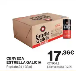El Corte Inglés ESTRELLA GALICIA Cerveza oferta