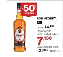 El Corte Inglés NEGRITA Ron oferta