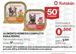 El Corte Inglés Alimento húmedo completo para perro oferta
