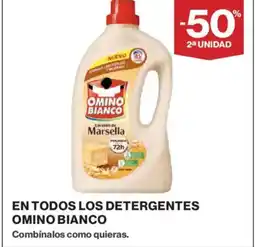 El Corte Inglés OMINO BIANCO En todos los detergentes oferta