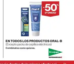 El Corte Inglés ORAL-B En todos los productos oferta