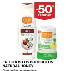 El Corte Inglés NATURAL HONEY En todos los productos oferta