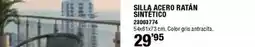 Ferrcash Silla acero ratán sintético oferta