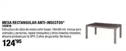 Ferrcash Mesa rectangular anti-insecto oferta