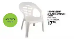 Ferrcash Sillón resina apilable confort oferta