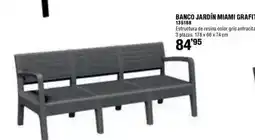 Ferrcash Banco jardin miami grafito oferta