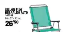 Ferrcash Sillón fijo respaldo alto oferta