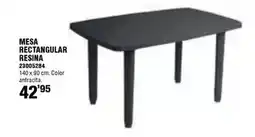 Ferrcash Mesa rectangular resina oferta