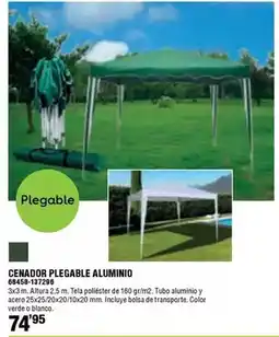 Ferrcash Cenador plegable aluminio oferta