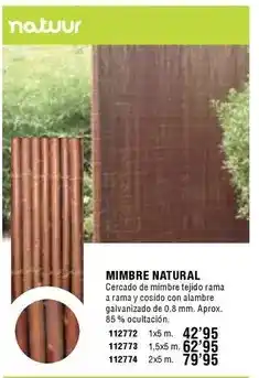 Ferrcash Mimbre natural oferta