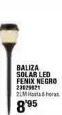 Ferrcash Baliza solar led fenix negro oferta