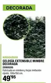 Ferrcash Novagarden - celosía extensible mimbre decorada oferta