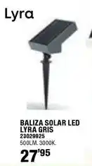 Ferrcash Lyra - baliza solar led gris oferta