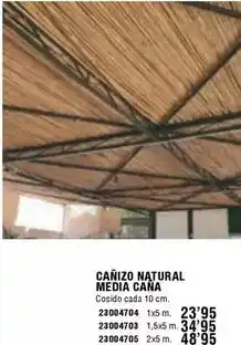 Ferrcash Canizo natural media cana oferta