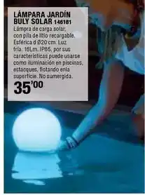 Ferrcash Lampara jardín buly solar oferta