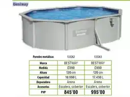 Ferrcash Bestway - piscinas paredes metálicas oferta