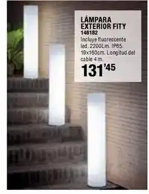 Ferrcash Lámpara exterior fity oferta