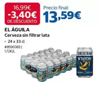 Costco El águila - cerveza sin filtrar lata oferta
