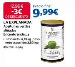 Costco La explanada - aceitunas verdes alinadas encanto andaluz oferta
